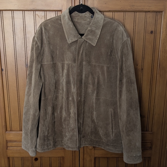 Roundtree & Yorke Mens Suede Leather jacket - Picture 1 of 5
